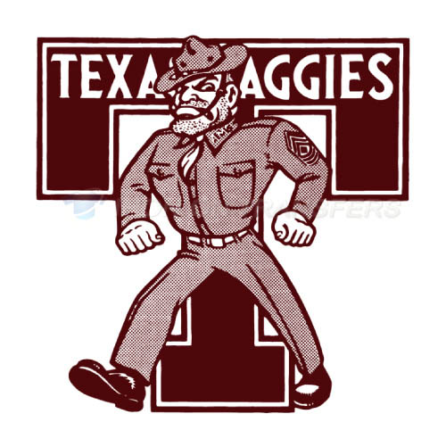 Texas A M Aggies Iron-on Stickers (Heat Transfers)NO.6496